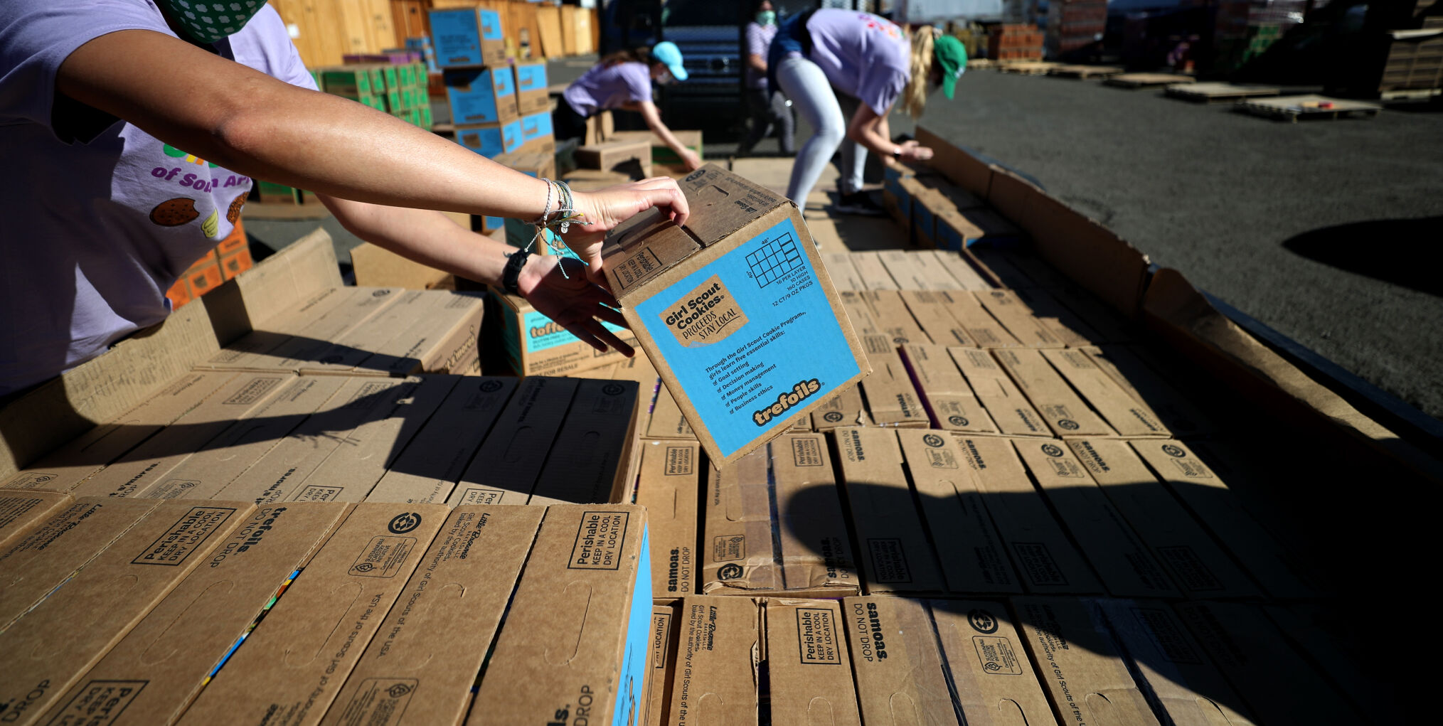 Girl Scout Cookie Drop